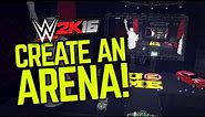 WWE 2K16 Create-an-Arena Gameplay & Features!!