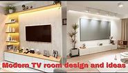 20 Modern TV room design and ideas # How to decorate TV room