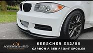BMW E82 135i Gets a Front Makeover | KERSCHER E82/88 Carbon Fiber Front Spoiler