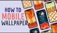 How to create your own WALLPAPERS | Procreate