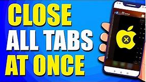 How To Close All Tabs At Once On iPhone (Easy Way)