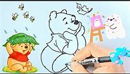 Drawing Pooh - How To Draw Winnie The Pooh Step By Step