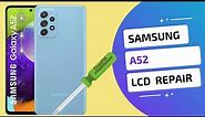 Detailed TUTORIAL Samsung Galaxy A52 4G 5G - LCD Screen display repair by CrocFIX
