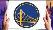 🆕How To Draw The Golden State Warriors Logo - NBA Beginner Art Golden State Warriors Must Watch!
