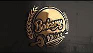 Kitchen logo design||Bakery Logo Design in Adobe Illustrator||Restaurant Logo||Rasheed RGD