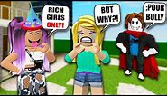 This Birthday Party Was RICH GIRLS ONLY So I Made Her POOR! | BACONMAN | Roblox Funny Moments!