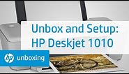 Unboxing and Setting Up | HP Deskjet 1010 Printer | HP