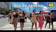 🇧🇷 Copacabana Rio De Janeiro Brazil- Walking Tour [Must Watch]