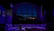 "Starry Night Dreams: A Calming Window View Night Sky Time-lapse in 4K"