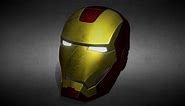 Iron-Man Helmet (MK3) - Download Free 3D model by Ritesh (@designpill)