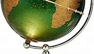 NIBD Illuminated Globes of the World with Stand,8-Inch World Globe for Kids Learning,Globe Lamp with Built-In LED,Light Up Globe for Home Décor and Office Desktop
