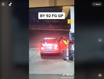 WATCH: Gauteng driver speeds away without paying petrol bill