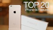 Top 20 iPhone 6s and iPhone 6s Plus features!