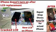 IPhone doesn’t TURN ON after Screen Replacement? Here is the FIX - REAL SITUATION on 1 Real IPhone