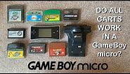 Will these unique carts fit in a Gameboy Micro?