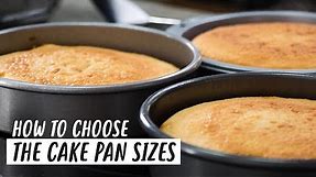 How To Choose The Perfect Cake Pan Sizes | Mallika Joseph