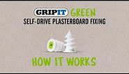 How It Works: Gripit Green Self-Drive Plasterboard Fixing