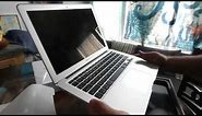 Unboxing the Macbook Air Model A1466