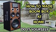 How to Made boombox 🔥 at Home DIY #diy #boombox #redraudio #audio #pioneer