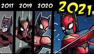 Spider-Bat: Night of the Six (Story, Speedpaint & 2021 Redraw)