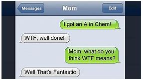 The 36 funniest text ever sent from parents to their kids. I couldn't help laughing at #9!