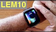 LEMFO LEM10 (DM20) 4G Android 7.1.1 IP67 Apple Watch Shaped Smartwatch: Unboxing and 1st Look
