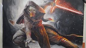How to Draw - Speed drawing - Kylo Ren - Star Wars