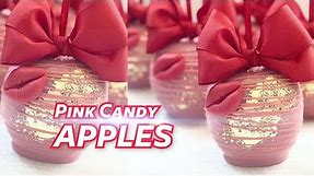 How To Make Pink Candy Apples | Valentine’s Day Treat