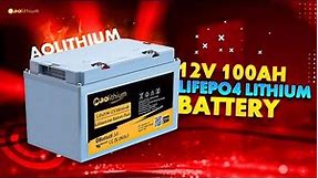 AOLITHIUM 12V 100AH LiFePO4 Lithium Battery High & Low Temp Protection | Review
