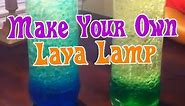 How to Make a LAVA LAMP Easy Kids Science Experiments