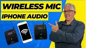 How to use a wireless microphone with an iPhone
