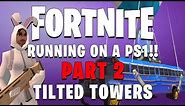 Fortnite Battle Royale on Playstation 1 - Part 2 - Tilted Towers!!