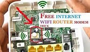 FREE INTERNET FREE WIFI FREE DATA ROUTER MODEM Watch Completely