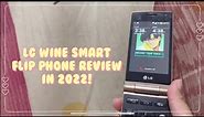 LG WINE SMART FLIP PHONE REVIEW 2022