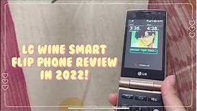 LG WINE SMART FLIP PHONE REVIEW 2022