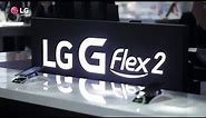 LG G Flex 2 Curved Smartphone at CES 2015 (Official)