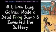 How Luigi Galvani's Frog Leg Experiment Made a Dead Frog Jump & Invented the Battery