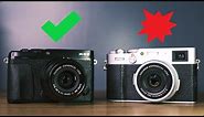 Fujifilm X100V vs X-E3 with XF 23mm F2 Lens