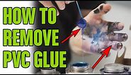 HOW TO REMOVE: PVC Plumbing glue