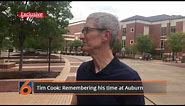 Tim Cook on Auburn's campus