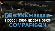 HD580, HD600, HD650, HD6XX - COMPARISON