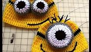 How to Crochet Hat Inspired by: Despicable Me Minion / Video 2