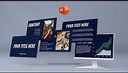 Aesthetic Blue PowerPoint Template | FREE TEMPLATE | Best PowerPoint Animation Template