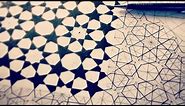 HOW to Draw Islamic Geometric Patterns ✸ 8 Fold Rozette Tiling