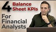 4 KPIs To Measure Financial Leverage! Every Financial Analyst MUST Know!