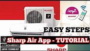 Sharp Air APP - Tutorial. Easy steps. J-Tech Inverter