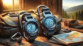 ⌚ Misdary 2 Pack Clip on Watches Digital | Pocket Watch | Carabiner Watches | Quartz Watch Review ⌚