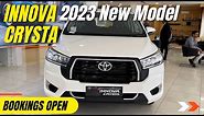 New Innova Crysta 2023 india | White Colour | Top Model | Gx | Diesel | ₹19.99 lakh | Hindi Review |