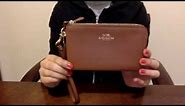 Coach Double Zip Wallet Review