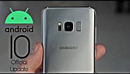 Samsung Galaxy S8 Plus Official Android 10 Update